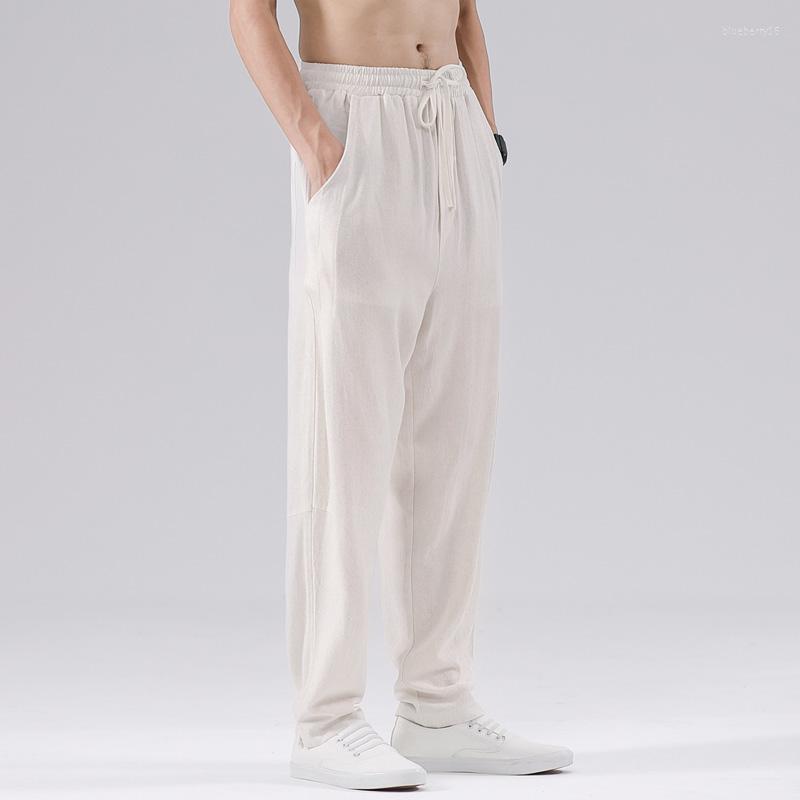 Men's Pants Chinese Style 2022 Summer Lightweight Casual Trend Breathable Comfortable Wide Leg Men's Loose Cotton Linen Trousers, Grey
Men's Pants Chinese Style 2022 Summer Lightweight Casual Trend Breathable Comfortable Wide Leg Men's Loose Cotton Linen Trousers, Grey
