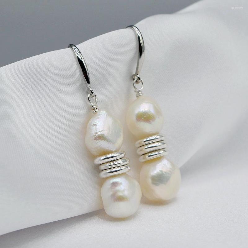 Dangle Earrings Simple Natural Freshwater Pearl Silver Ring Accessories Women's Baroque Pearls
Dangle Earrings Simple Natural Freshwater Pearl Silver Ring Accessories Women's Baroque Pearls