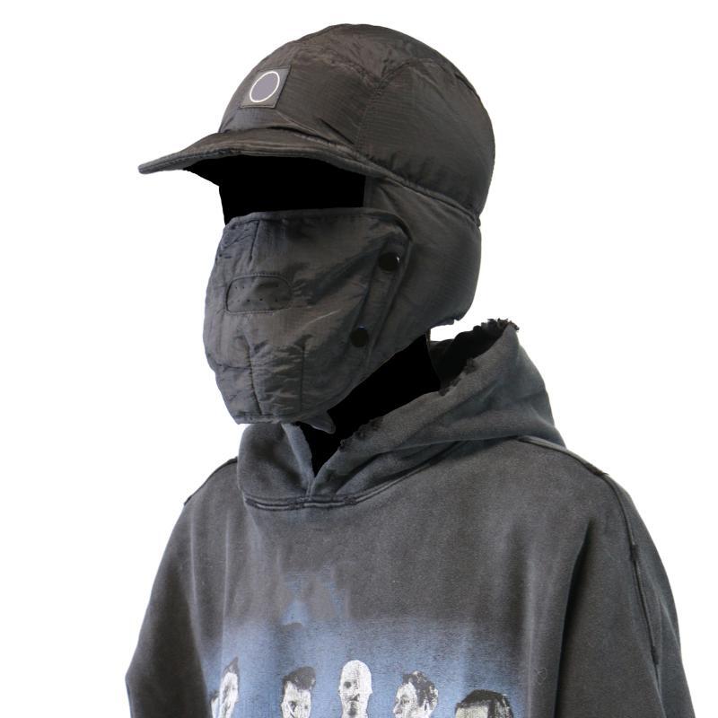 Metal Nylon Trapper Hats Embroidery Windproof Winter Cap Cotton Keep Warm Ear Mens Womens Ear protection mask Hat Outdoor Reflective Full Head Caps, Black
Metal Nylon Trapper Hats Embroidery Windproof Winter Cap Cotton Keep Warm Ear Mens Womens Ear protection mask Hat Outdoor Reflective Full Head Caps, Black