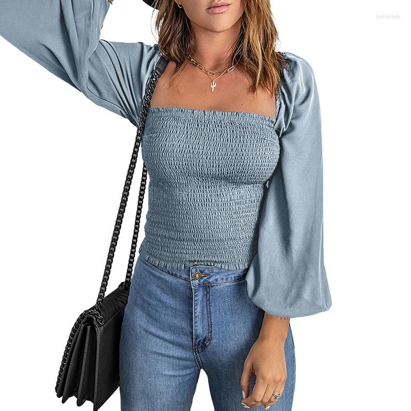 Women' Blouses Casual Long Sleeve Off Shoulder Lady Shirt 2022 Elegant Slim Solid Pleated Blouse Fashion Lace Up Corset Cropped Top Women, Apricot
Women' Blouses Casual Long Sleeve Off Shoulder Lady Shirt 2022 Elegant Slim Solid Pleated Blouse Fashion Lace Up Corset Cropped Top Women, Apricot