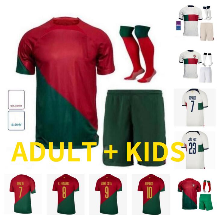 2022 Portugal RONALDO JOAO FELIX Soccer Jerseys RUBEN NEVES BRUNO DIOGO J. OTAVIO FERNANDES 22 23 Portuguese National Team football shirt adult Men Kids kit
2022 Portugal RONALDO JOAO FELIX Soccer Jerseys RUBEN NEVES BRUNO DIOGO J. OTAVIO FERNANDES 22 23 Portuguese National Team football shirt adult Men Kids kit