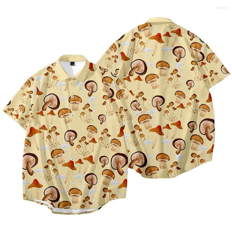 Men' Casual Shirts Men' Shirt Creative Mushroom Pattern 3D Digital Printing Beach Vacation Loose Short-Sleeved Fashion For Men 6XL, La00035
Men' Casual Shirts Men' Shirt Creative Mushroom Pattern 3D Digital Printing Beach Vacation Loose Short-Sleeved Fashion For Men 6XL, La00035