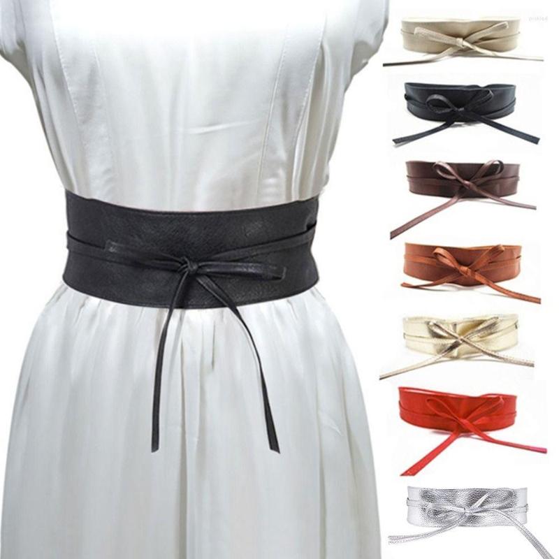 Belts Women Luxury Bowknot Simple Wrap Leather Belt Wide Waist Band Corset Waistband Ladies Dress Cummerbands, Red
Belts Women Luxury Bowknot Simple Wrap Leather Belt Wide Waist Band Corset Waistband Ladies Dress Cummerbands, Red