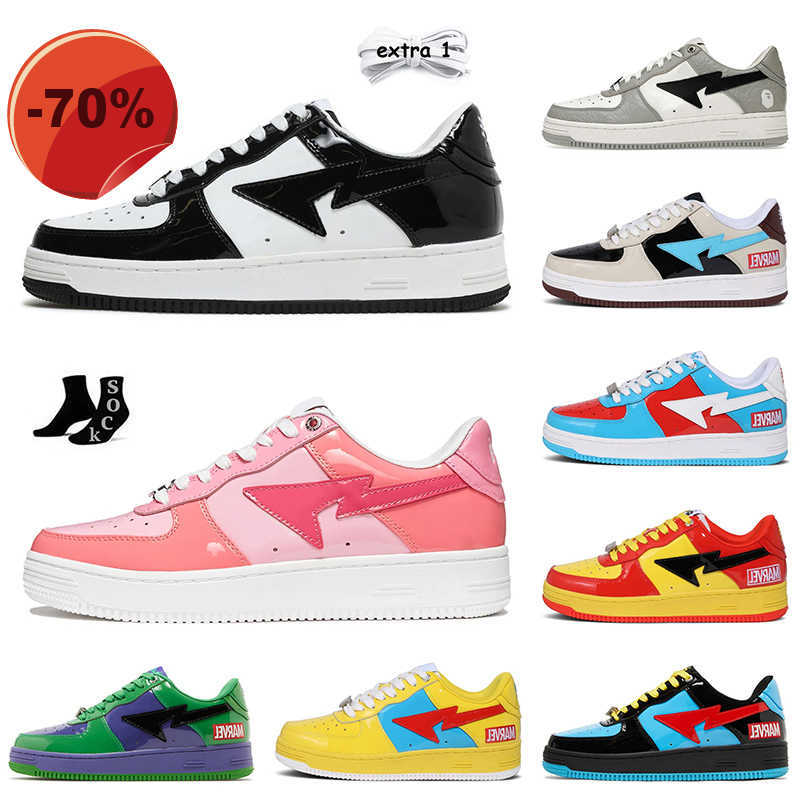 LOW shoesPatent Leather Bapesta Casual Shoes With Socks Black Pink Bapestas SK8 Sta Yellow Orange Blue ABC Camo Oversized Platform Sneakers Outdoor, C48 brown ivory 36-45
LOW shoesPatent Leather Bapesta Casual Shoes With Socks Black Pink Bapestas SK8 Sta Yellow Orange Blue ABC Camo Oversized Platform Sneakers Outdoor, C48 brown ivory 36-45