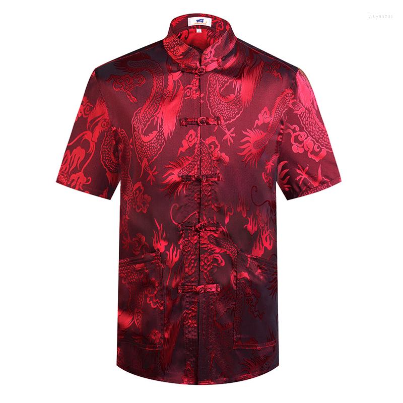 Men's T Shirts Chinese Traditional Men'S Big Dragon Satin Mandarin Collar Shirt Tops Silky Tang Suit Clothing Blouse Novelty, A cblack
Men's T Shirts Chinese Traditional Men'S Big Dragon Satin Mandarin Collar Shirt Tops Silky Tang Suit Clothing Blouse Novelty, A cblack