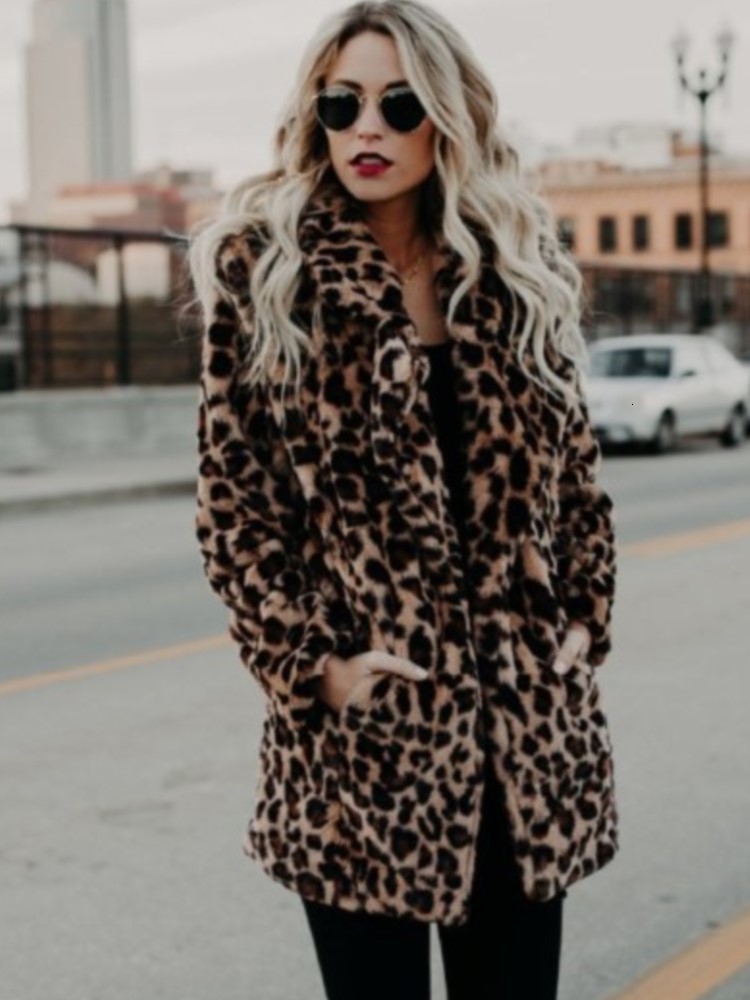 Women's Fur Faux Women Winter Coats Vintage Leopard Female Loose Warm Casual Street Lady Animal Print Thick Outwears 221202, Orange
Women's Fur Faux Women Winter Coats Vintage Leopard Female Loose Warm Casual Street Lady Animal Print Thick Outwears 221202, Orange
