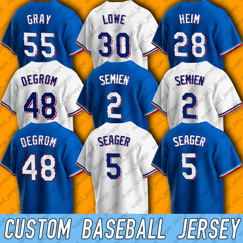 Rangers 48 Jacob deGrom baseball Jersey Texas Corey Seager Marcus Semien Jon Gray Martin Perez jerseys Jonah Heim Nathaniel Lowe Brad Miller Adolis Garcia, Man custom jersey (yqb)
Rangers 48 Jacob deGrom baseball Jersey Texas Corey Seager Marcus Semien Jon Gray Martin Perez jerseys Jonah Heim Nathaniel Lowe Brad Miller Adolis Garcia, Man custom jersey (yqb)