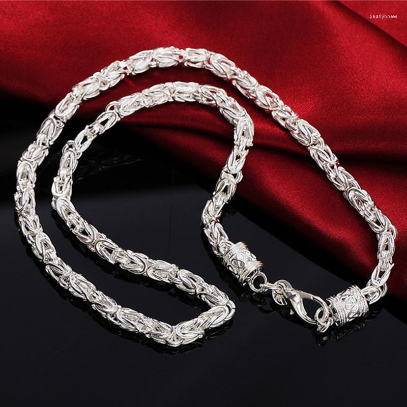 Chains 925 Sterling Silver 20 Inch Chain Necklace For Men Women Charm Wedding Engagement Party Fine Jewelry Gift
Chains 925 Sterling Silver 20 Inch Chain Necklace For Men Women Charm Wedding Engagement Party Fine Jewelry Gift