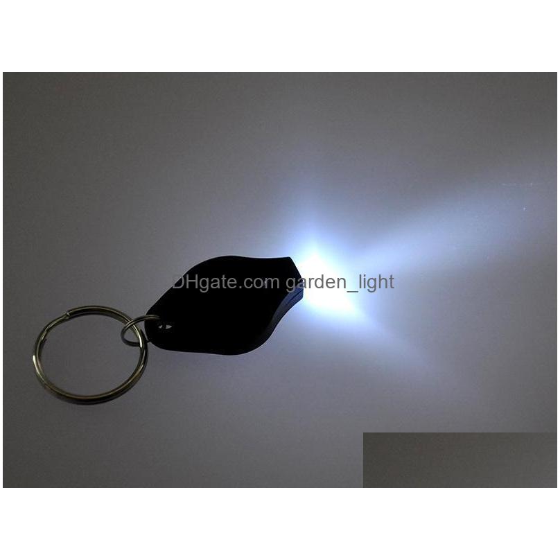 Novelty Lighting Mini Led Keychain Flashlight Torch Finger Lamp White Lights Uv Light Bbs For Dark Areas Cam Hunting Hiking Drop D