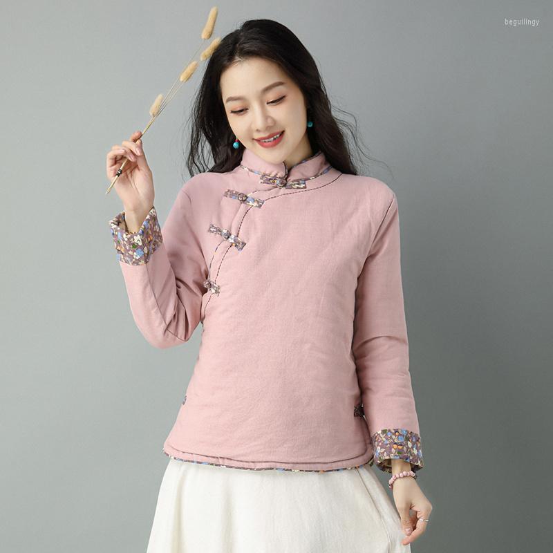 Ethnic Clothing Elegant Fashion China Padded Jacket National Tang Suit Vintage Traditional Chinese Style Women's Autumn Winter Coat
Ethnic Clothing Elegant Fashion China Padded Jacket National Tang Suit Vintage Traditional Chinese Style Women's Autumn Winter Coat