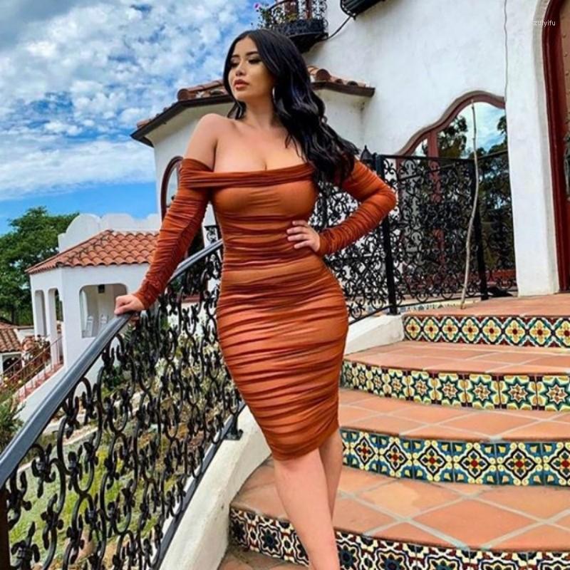 Casual Dresses Off Shoulder Mesh Party Dress Women Clothing Sexy Club Backless Ruched Bodycon Long Sleeves Autumn Vestidos, Black
Casual Dresses Off Shoulder Mesh Party Dress Women Clothing Sexy Club Backless Ruched Bodycon Long Sleeves Autumn Vestidos, Black