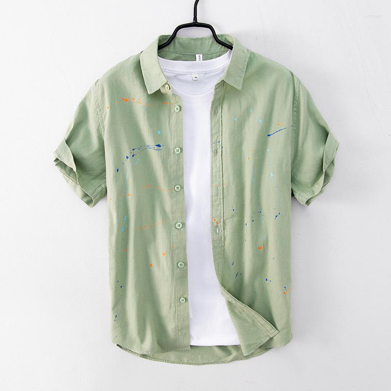 Men's Casual Shirts Japan Style Retro Design Painter Shirt Men's Summer Classic Short Sleeve Men Slim Fit Streetwear, Blue
Men's Casual Shirts Japan Style Retro Design Painter Shirt Men's Summer Classic Short Sleeve Men Slim Fit Streetwear, Blue