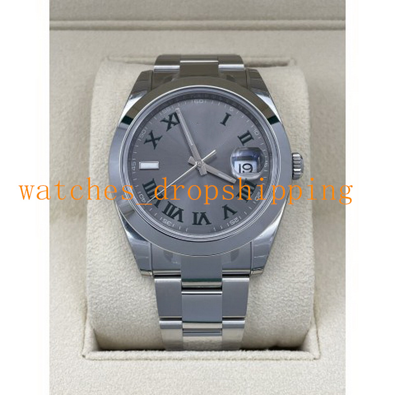 Luxury Mens Watch 41mm V5 Version 126300 Slate Roman Wimbledon Luminous Stainless Steel Sapphire Glass Super Quality Business Wristwatch Original Box, Add waterproof
Luxury Mens Watch 41mm V5 Version 126300 Slate Roman Wimbledon Luminous Stainless Steel Sapphire Glass Super Quality Business Wristwatch Original Box, Add waterproof