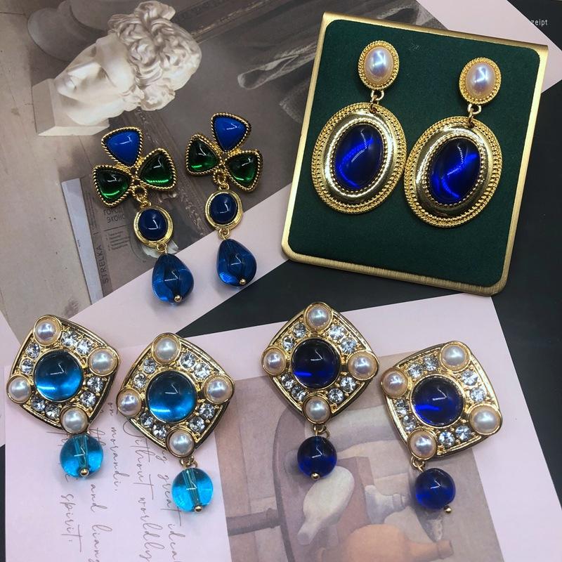 Stud Earrings Blue Elegant Fashion Geometric Jewelry Party Accessories Modern Gifts
Stud Earrings Blue Elegant Fashion Geometric Jewelry Party Accessories Modern Gifts