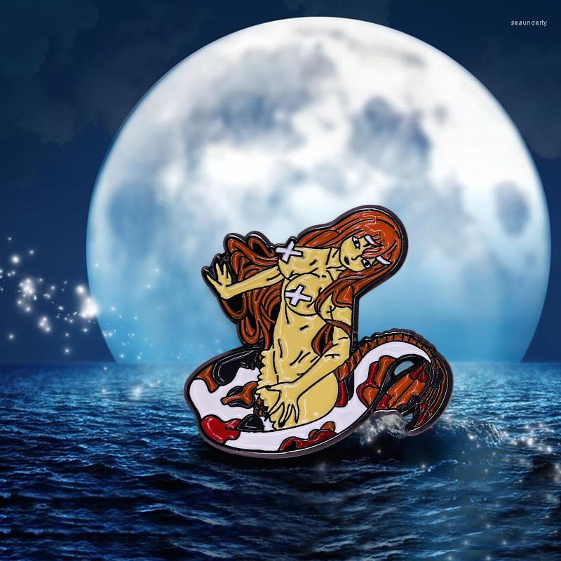 Brooches Cartoon Sexy Mermaid Enamel Pin Redhead Girl Brooch Fairytale Art Collection
Brooches Cartoon Sexy Mermaid Enamel Pin Redhead Girl Brooch Fairytale Art Collection