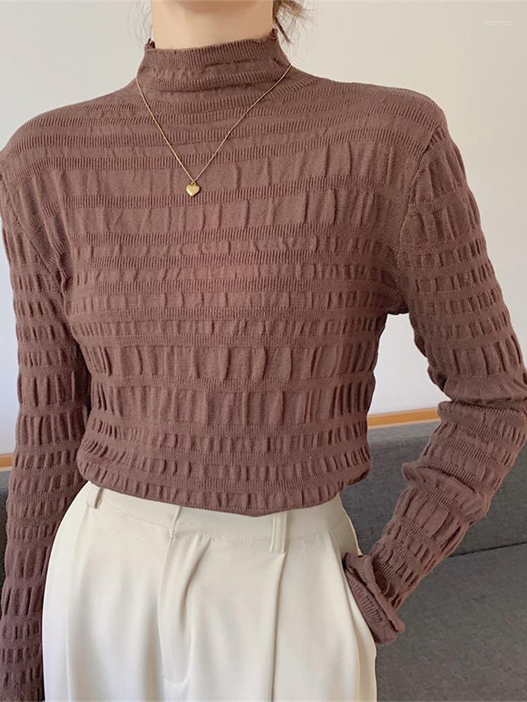 Women's T Shirts 2022 Casual Half Turtleneck Women's T-Shirts Spring Autumn Long Sleeve Bottoming Minimalist Solid Chic Tops Female, Black
Women's T Shirts 2022 Casual Half Turtleneck Women's T-Shirts Spring Autumn Long Sleeve Bottoming Minimalist Solid Chic Tops Female, Black