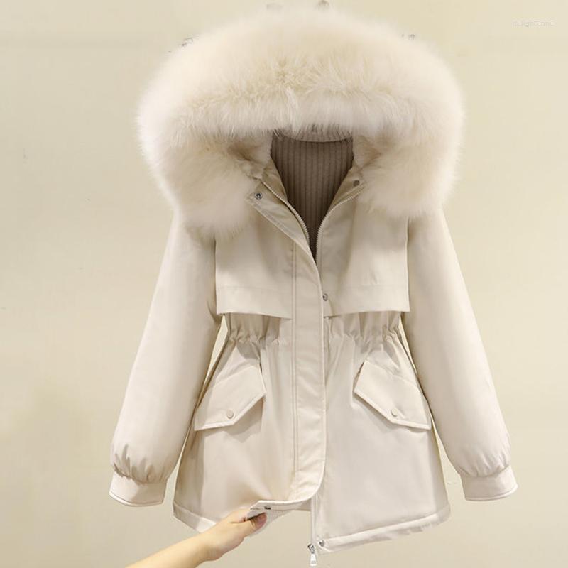 Women' Down 2022 Cotton Padded Jacket Fashion Women Mid-length Style Winter Plus Size Hooded Coat Loose Parka, Beige
Women' Down 2022 Cotton Padded Jacket Fashion Women Mid-length Style Winter Plus Size Hooded Coat Loose Parka, Beige