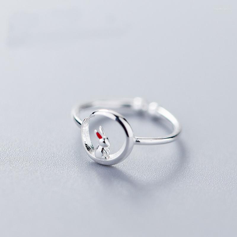 Cluster Rings MloveAcc Real 925 Sterling Silver Cute Moon For Women Opening Adjustable Fashion Ring Jewelry Girls Birthday Gift
Cluster Rings MloveAcc Real 925 Sterling Silver Cute Moon For Women Opening Adjustable Fashion Ring Jewelry Girls Birthday Gift