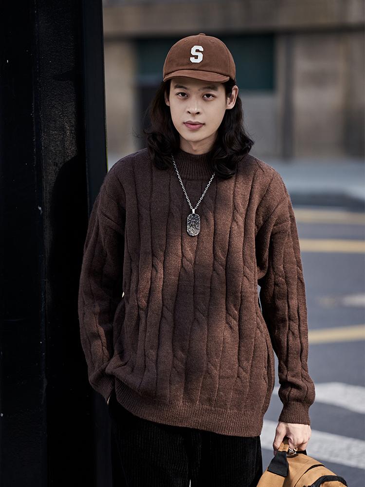 Men's Sweaters 2022 Spring Autumn Mens Warm Knitted Pullover Men Vintage Solid Color Sweater Male Long Sleeve Casual Loose Jumper K140, Coffee
Men's Sweaters 2022 Spring Autumn Mens Warm Knitted Pullover Men Vintage Solid Color Sweater Male Long Sleeve Casual Loose Jumper K140, Coffee