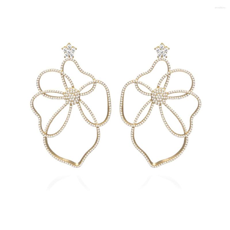 Dangle Earrings TIRIM Trendy Multi Color Big Flower Cubic Zirconia For Women Africa Dubai Fashion Jewelry Accessories
Dangle Earrings TIRIM Trendy Multi Color Big Flower Cubic Zirconia For Women Africa Dubai Fashion Jewelry Accessories