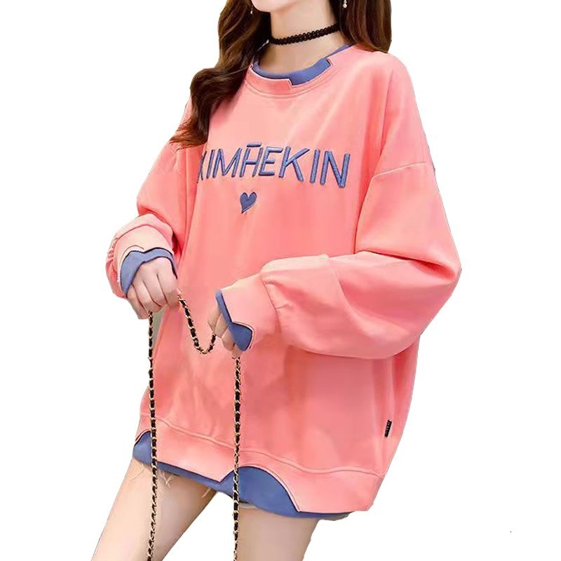 Women's Jackets Embroidery Letter Sweatshirt Clothes Spring Autumn Thin Fake Two Pieces Long Sleeve Loose Top Hole Thread 221201, 18
Women's Jackets Embroidery Letter Sweatshirt Clothes Spring Autumn Thin Fake Two Pieces Long Sleeve Loose Top Hole Thread 221201, 18
