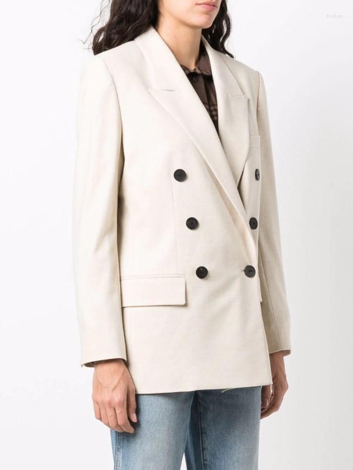 Women's Suits 2022 Autumn And Winter Double-breasted Wool Tailored Suit Jacket Women, Grey
Women's Suits 2022 Autumn And Winter Double-breasted Wool Tailored Suit Jacket Women, Grey