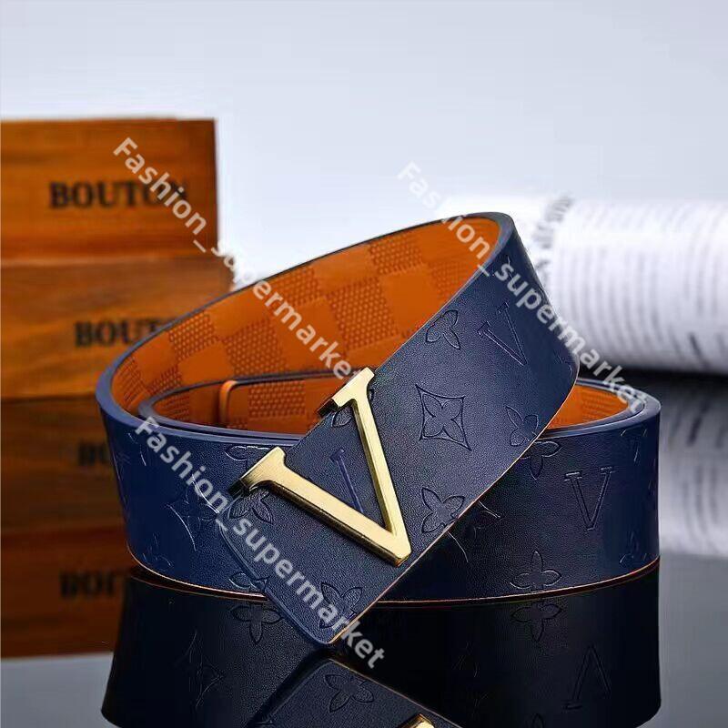 Fashion buckle genuine leather belt Width 40mm 18 Styles Highly Quality with Box designer men women mens belts AAA668
