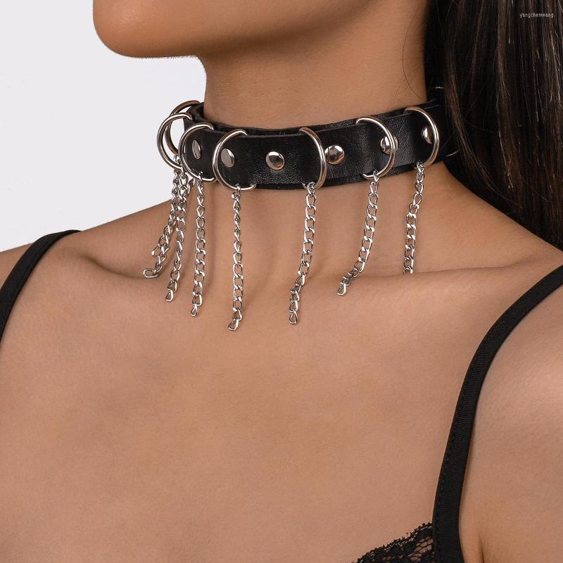 Choker Leather Spiked Punk Collar Women Men Alloy Tassels Chocker Chunky Necklace Goth Jewelry Metal Gothic Emo Accessories
Choker Leather Spiked Punk Collar Women Men Alloy Tassels Chocker Chunky Necklace Goth Jewelry Metal Gothic Emo Accessories