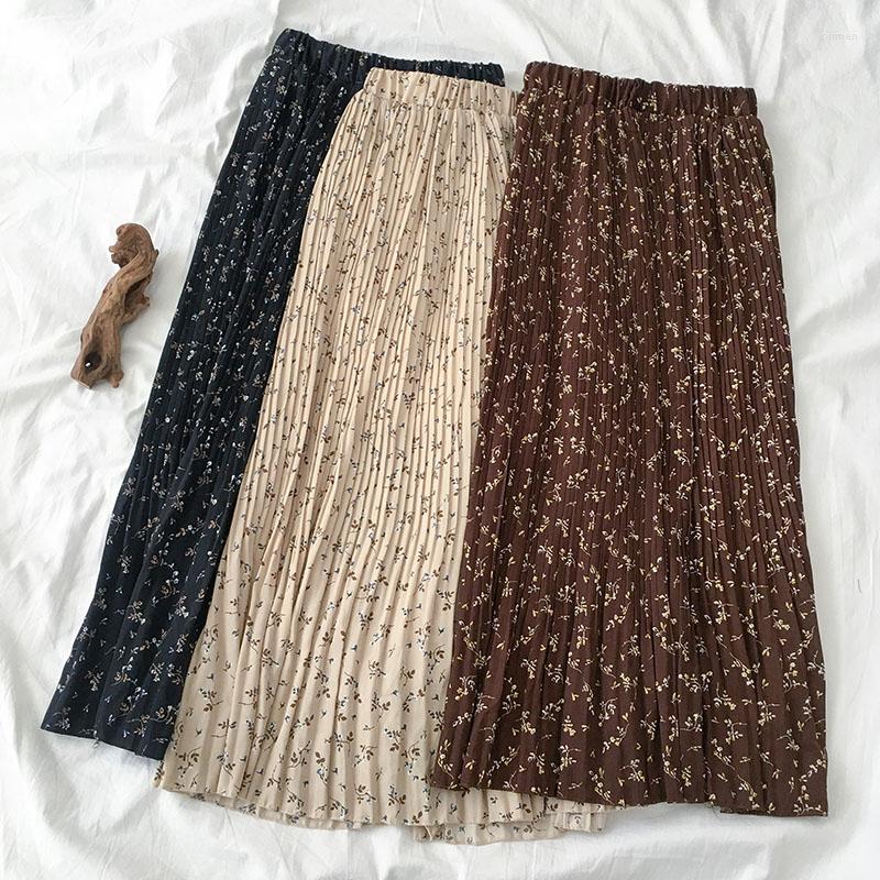 Skirts Women Fashion 2022 Spring Women's Skirt Mid-Long High Waist Floral Chiffon Autumn Winter Base A-line, Brown
Skirts Women Fashion 2022 Spring Women's Skirt Mid-Long High Waist Floral Chiffon Autumn Winter Base A-line, Brown