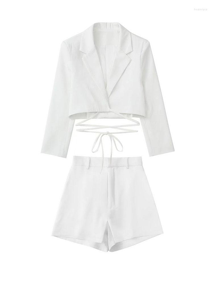 Women's Tracksuits XEASY Women Bow Short Suit Jacket 2022 Fashion Retro Long Sleeve Chic Lace-Up Culottes Set, Pants
Women's Tracksuits XEASY Women Bow Short Suit Jacket 2022 Fashion Retro Long Sleeve Chic Lace-Up Culottes Set, Pants