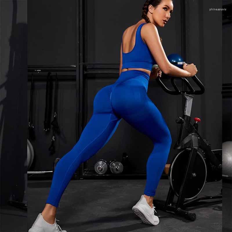 Active Sets 2PCS Seamless Yoga Set Gym Clothing Workout Clothes Women High Waist Sport Outfit Fitness Suit Leggings, Blue
Active Sets 2PCS Seamless Yoga Set Gym Clothing Workout Clothes Women High Waist Sport Outfit Fitness Suit Leggings, Blue