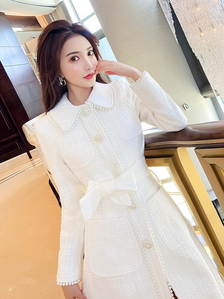 Women' Trench Coats Women' Windbreaker Coat Medium Length 2023 Spring And Autumn Tweed Slim High-end White Women
Women' Trench Coats Women' Windbreaker Coat Medium Length 2023 Spring And Autumn Tweed Slim High-end White Women
