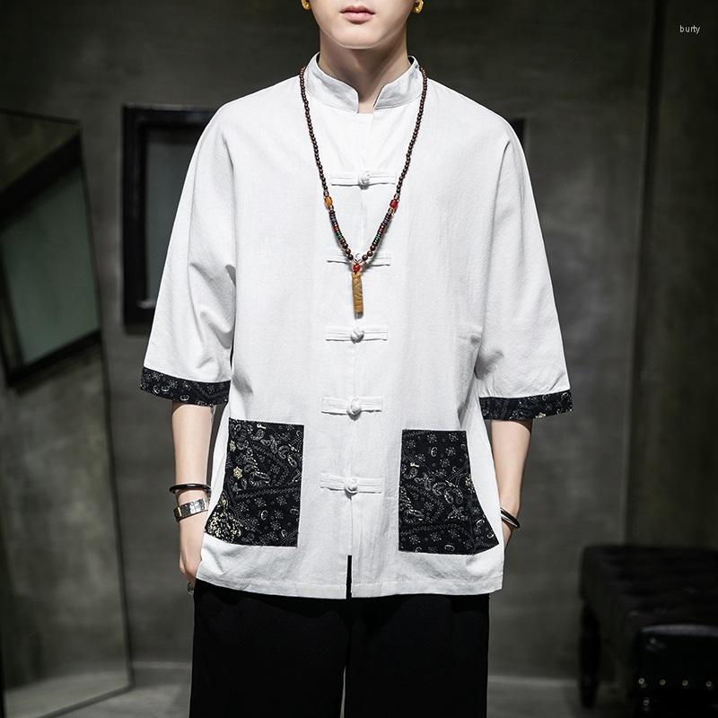 Ethnic Clothing Traditional Chinese For Men Asian Clothes Tang Suit Cotton Linen Shirt Men'S Tunic KK3507
Ethnic Clothing Traditional Chinese For Men Asian Clothes Tang Suit Cotton Linen Shirt Men'S Tunic KK3507