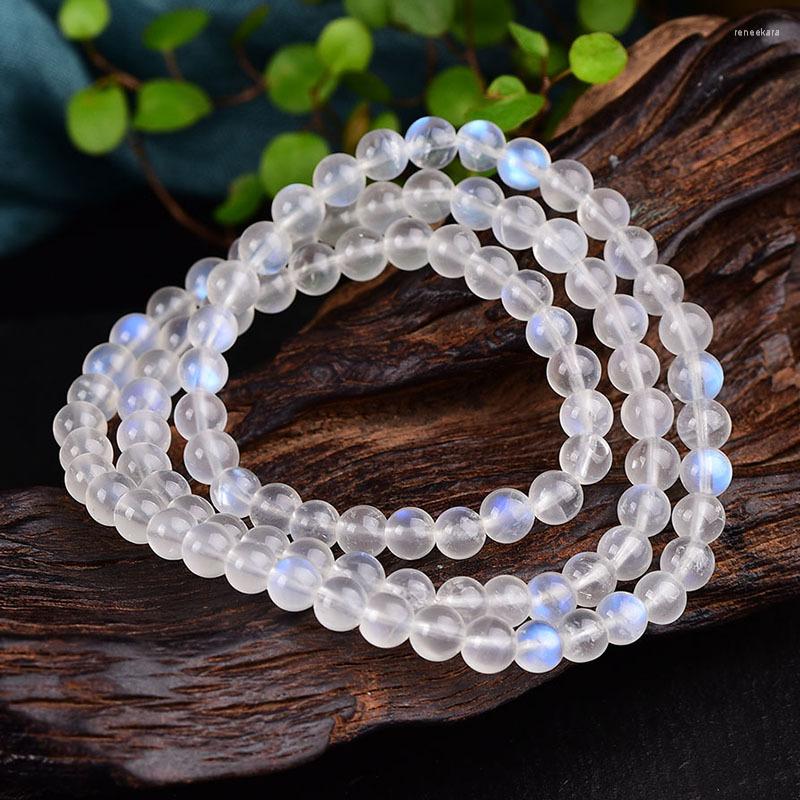Strand Natural Blue Light Moonstone 3 Laps Clear Beads Round Bracelet 6mm Stretch Women Men Fashion Stone
Strand Natural Blue Light Moonstone 3 Laps Clear Beads Round Bracelet 6mm Stretch Women Men Fashion Stone