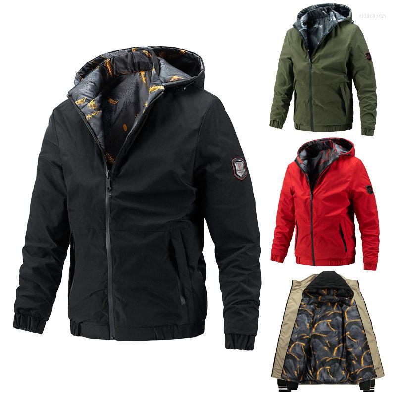 Men's Jackets 2022 Stylish Hoodies Double Sided Jacket Men's Cotton Outdoor Clothes Streetwear Casual Male Coat, Black
Men's Jackets 2022 Stylish Hoodies Double Sided Jacket Men's Cotton Outdoor Clothes Streetwear Casual Male Coat, Black