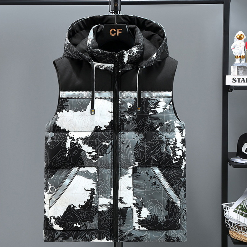 Men' Vests 3665 Camouflage Vest Coat Men Slim Outerwear Vest Waistcoat Zipper Spliced Color Hooded Down Vest Warm Sleeveless Jacket S8XL 221202, Camouflage red
Men' Vests 3665 Camouflage Vest Coat Men Slim Outerwear Vest Waistcoat Zipper Spliced Color Hooded Down Vest Warm Sleeveless Jacket S8XL 221202, Camouflage red