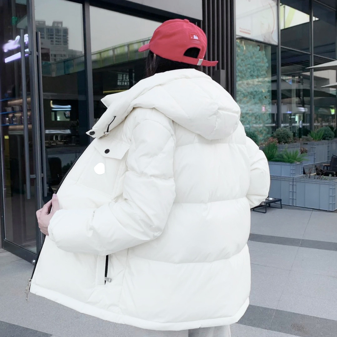 Men's and women's down jacket Fashion hooded casual warmth 90 white duck down short winter jaqueta coat parka, Black
Men's and women's down jacket Fashion hooded casual warmth 90 white duck down short winter jaqueta coat parka, Black