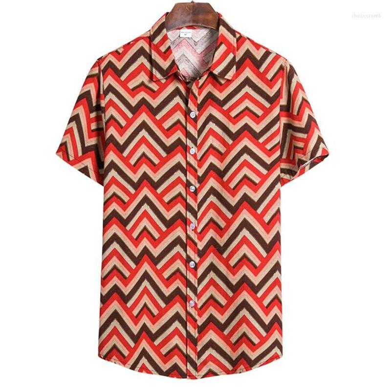 Men's Casual Shirts 2022 Men Striped Shirt Lapel Neck Short Sleeve Button Brand Chic Loose Streetwear Vacation Blouse Chemise, C72-3
Men's Casual Shirts 2022 Men Striped Shirt Lapel Neck Short Sleeve Button Brand Chic Loose Streetwear Vacation Blouse Chemise, C72-3