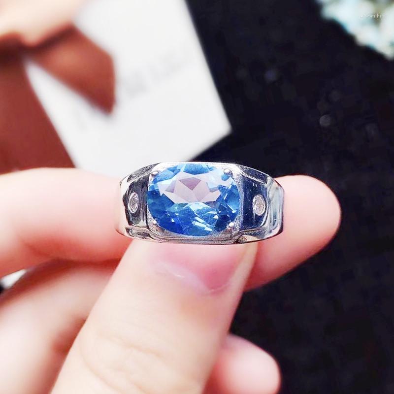 Cluster Rings Men Ring Natural Real Blue Topaz 925 Sterling Silver 7 9mm 2.5ct Gemstone Fine Jewelry For Or Women X219268
Cluster Rings Men Ring Natural Real Blue Topaz 925 Sterling Silver 7 9mm 2.5ct Gemstone Fine Jewelry For Or Women X219268