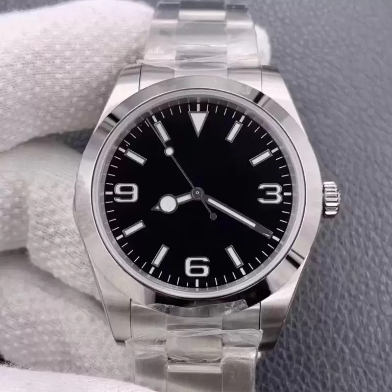 Male Wristwatch automatic mechanical 39mm stainless steel Strap folding buckle Business waterproof watch, Make waterproof
Male Wristwatch automatic mechanical 39mm stainless steel Strap folding buckle Business waterproof watch, Make waterproof