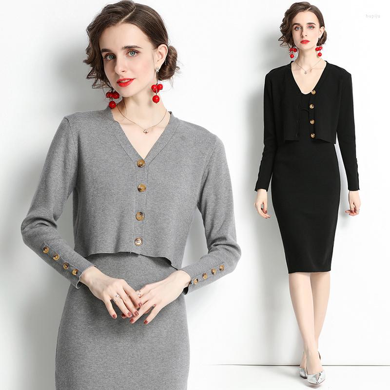 Two Piece Dress Spring Fall 2pcs Sets Elastic Sweater Knitted Cardigan Vest Women Top Suits Coat Ballgown Skirt Outfits Sheath Drees, Az6784 black
Two Piece Dress Spring Fall 2pcs Sets Elastic Sweater Knitted Cardigan Vest Women Top Suits Coat Ballgown Skirt Outfits Sheath Drees, Az6784 black