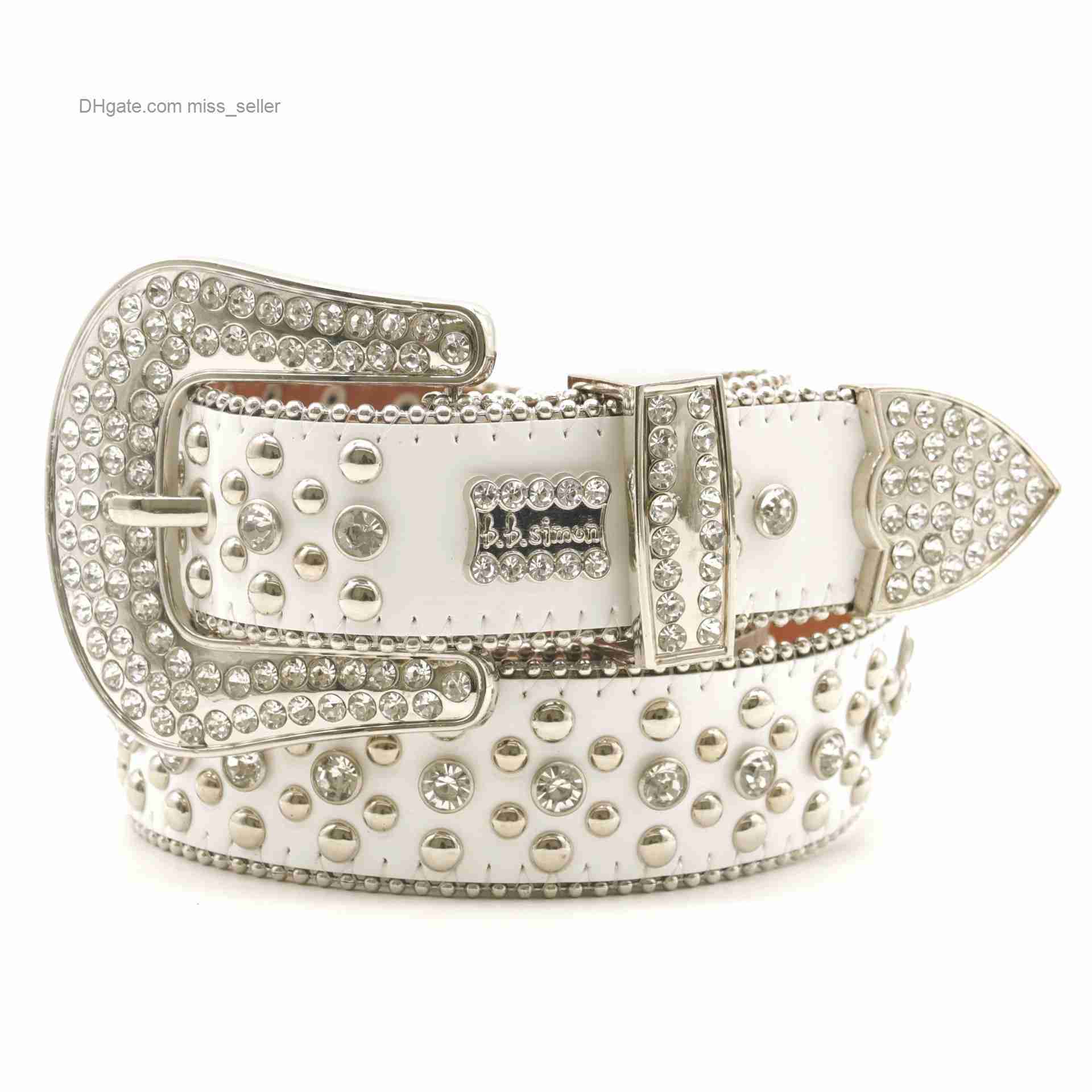 Designer Belt Bb Simon Water drill belt flash drill male and female rivet alloy pin buckle personalized mesh red inlaid trend versatile, Multi
Designer Belt Bb Simon Water drill belt flash drill male and female rivet alloy pin buckle personalized mesh red inlaid trend versatile, Multi