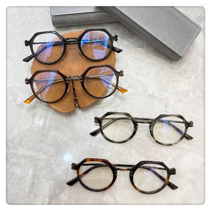 Sunglasses Frames Italian Handmade Titanium Acetate Glasses Frame Men Retro Round Polygon Prescription Eyeglasses Women Myopia Reading
Sunglasses Frames Italian Handmade Titanium Acetate Glasses Frame Men Retro Round Polygon Prescription Eyeglasses Women Myopia Reading