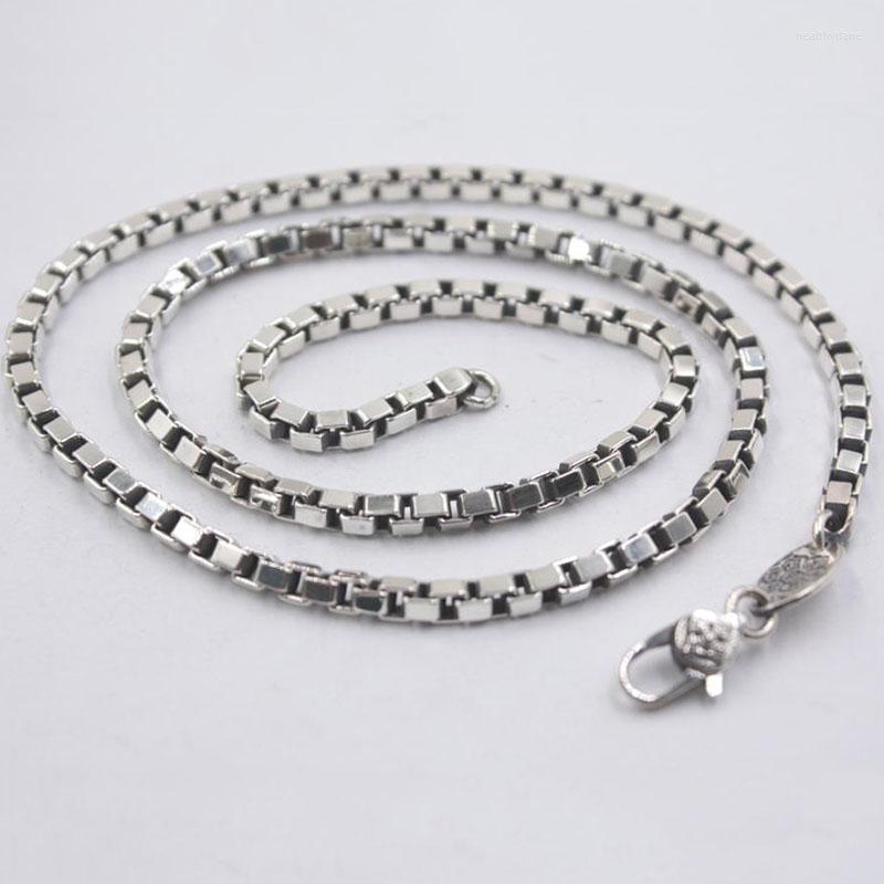 Chains Solid Sterling S925 Silver Necklace Men Luck Box Chain Link 22inches 4mmW 45g
Chains Solid Sterling S925 Silver Necklace Men Luck Box Chain Link 22inches 4mmW 45g
