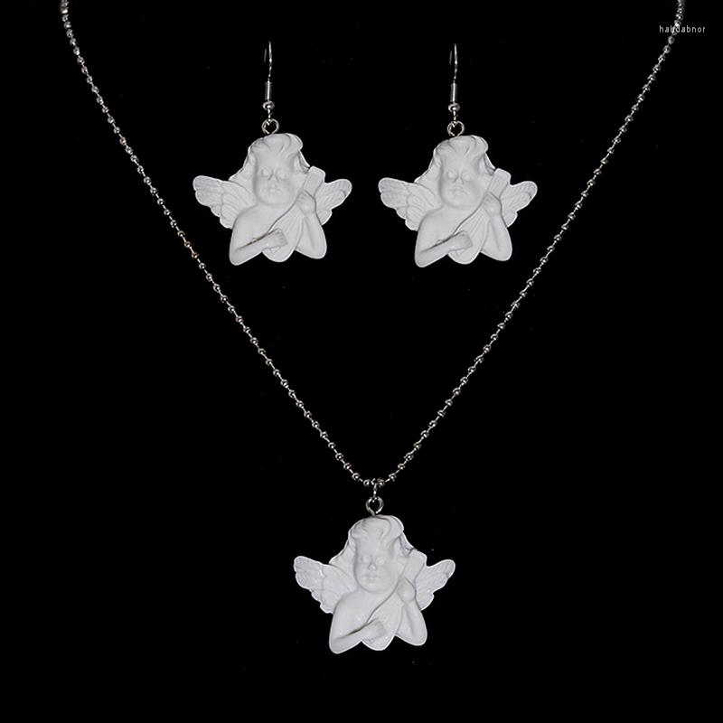 Necklace Earrings Set Cute Cupid Necklaces For Women Vintage Carving Cartoon Angel Dangle Girl Ethnic Jewelry Birthday Party Gifts DIY, Picture shown
Necklace Earrings Set Cute Cupid Necklaces For Women Vintage Carving Cartoon Angel Dangle Girl Ethnic Jewelry Birthday Party Gifts DIY, Picture shown