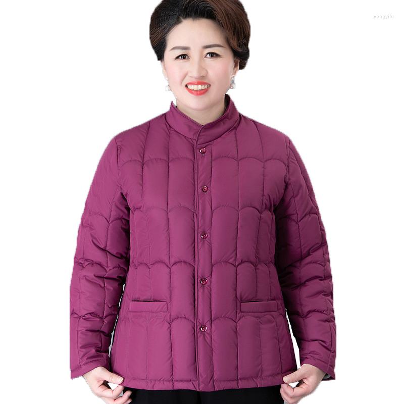 Women's Trench Coats Middle-Aged Elderly Women's Cotton Coat Basic Autumn Winter Jackets Single-Breasted Light Thin Keep Warm Overcoat, Sauce purple
Women's Trench Coats Middle-Aged Elderly Women's Cotton Coat Basic Autumn Winter Jackets Single-Breasted Light Thin Keep Warm Overcoat, Sauce purple