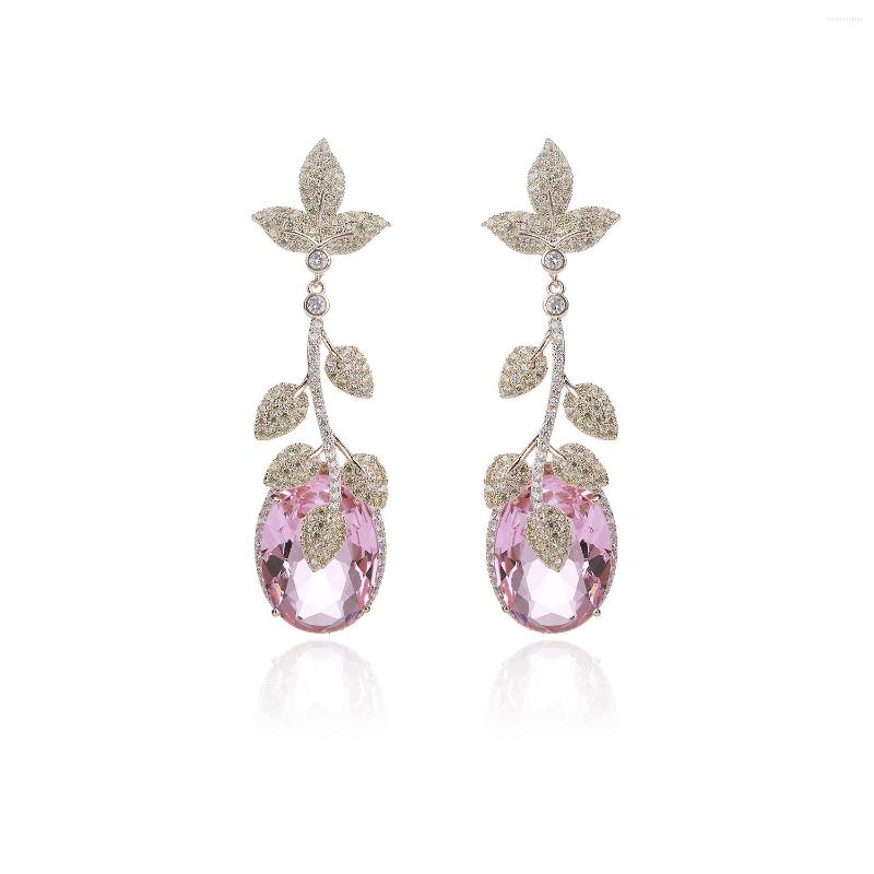 Dangle Earrings Cubic Zircon CZ Leaves For Wedding Crystals Flower Earring Bride Women Girl Birthday Party Jewelry CE11117
Dangle Earrings Cubic Zircon CZ Leaves For Wedding Crystals Flower Earring Bride Women Girl Birthday Party Jewelry CE11117