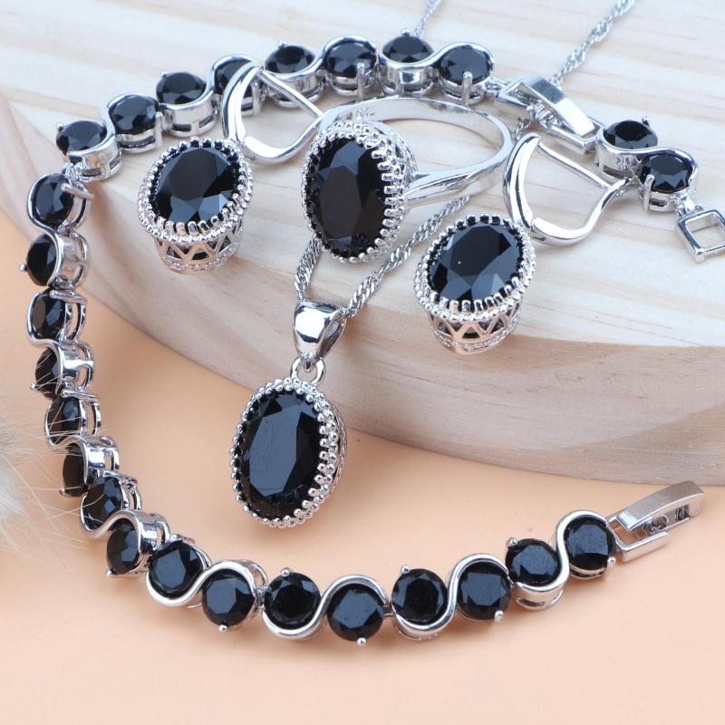 Necklace Earrings Set Women Luxury Silver 925 Zirconia Jewellery For Wedding Costume Bridal Pendant Bracelet Rings, Picture shown
Necklace Earrings Set Women Luxury Silver 925 Zirconia Jewellery For Wedding Costume Bridal Pendant Bracelet Rings, Picture shown