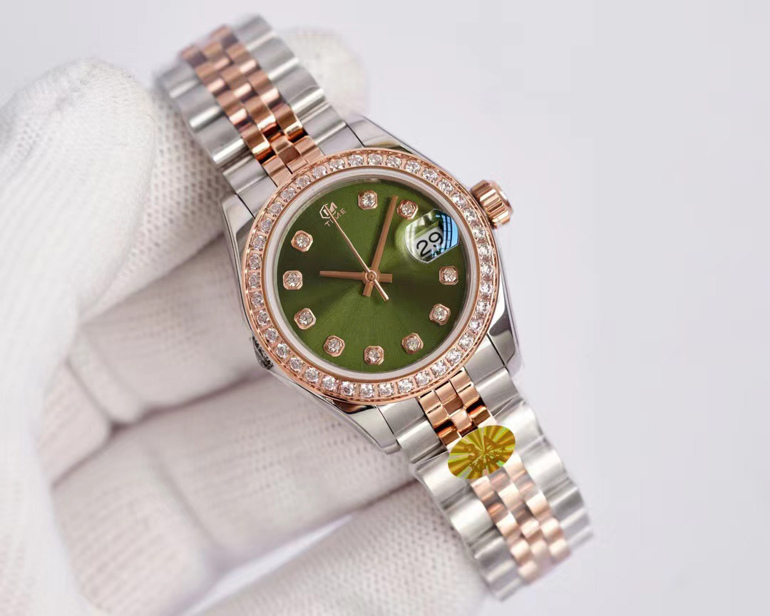 Elegant women's watch automatic machine 31mm stainless steel gold strap diamond designer watch waterproof luminous, Colour2
Elegant women's watch automatic machine 31mm stainless steel gold strap diamond designer watch waterproof luminous, Colour2