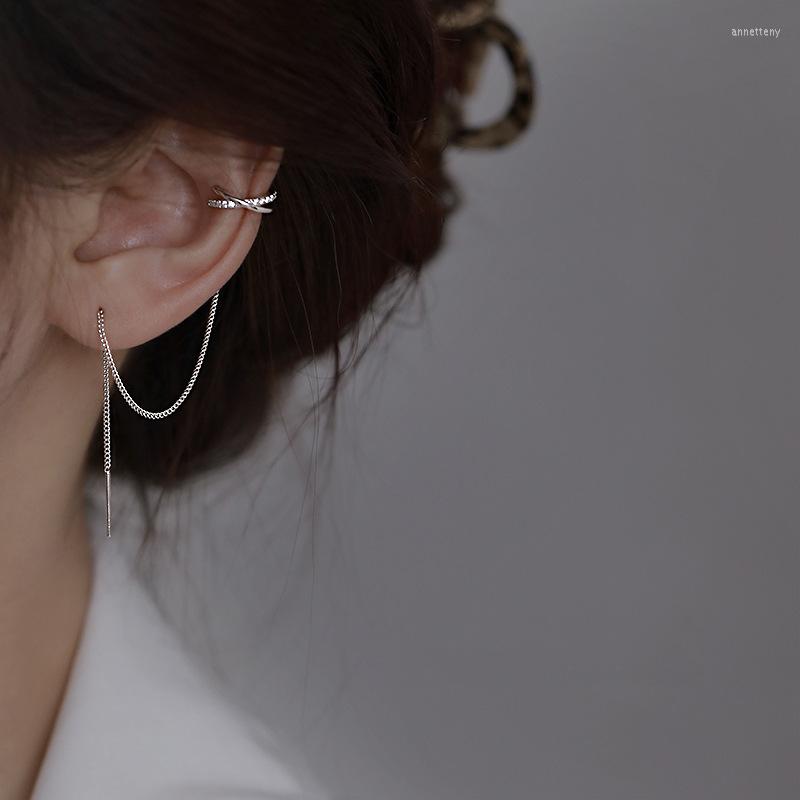 Backs Earrings Cross Clip Chain Tassel Line For Women Two-wear Fashion Geometric Korean Creative Design Student Gift Jewelry BOYULIGE
Backs Earrings Cross Clip Chain Tassel Line For Women Two-wear Fashion Geometric Korean Creative Design Student Gift Jewelry BOYULIGE